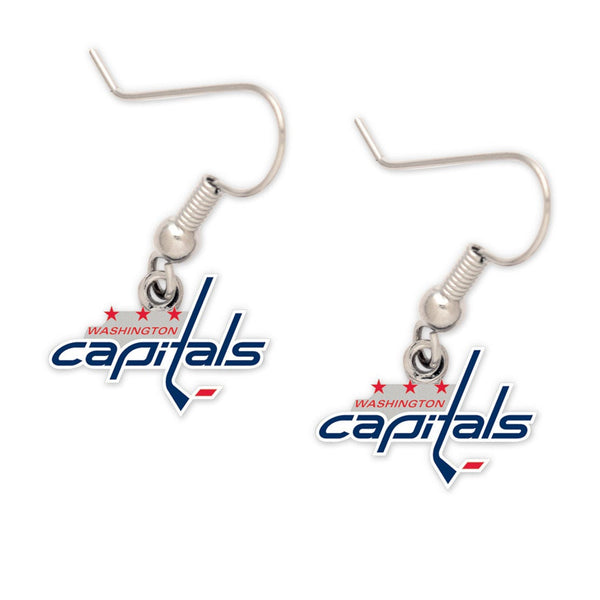 Washington Capitals Earrings Jewelry Card
