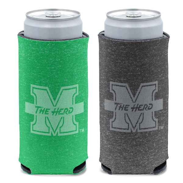 Marshall Thundering Herd 12 oz Slim Can Cooler