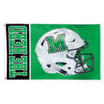 Marshall Thundering Herd HELMET Flag - Deluxe 3' X 5'