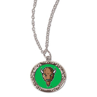 Marshall Thundering Herd LOGO HAMMERED Necklace w/Charm Jewelry Card