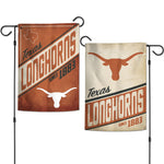 Texas Longhorns RETRO Garden Flags 2 sided 12.5" x 18"