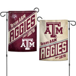 Texas A&M Aggies RETRO Garden Flags 2 sided 12.5" x 18"