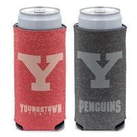 Wholesale-Youngstown State Penguins HEATHERED COLORED 12 oz Slim Can Cooler