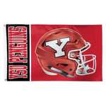 Wholesale-Youngstown State Penguins HELMET Flag - Deluxe 3' X 5'