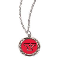 Wholesale-Youngstown State Penguins LOGO HAMMERED Necklace w/Charm Jewelry Card