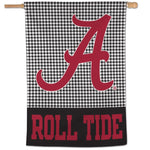 Wholesale-Alabama Crimson Tide /Houndstooth HOUNDSTOOTH; ROLL TIDE Vertical Flag 28" x 40"