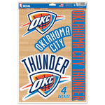 Oklahoma City Thunder Multi-Use Decal 11" x 17"