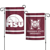 Wholesale-Mississippi State Bulldogs /College Vault Garden Flags 2 sided 12.5" x 18"