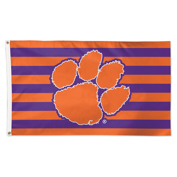 Clemson Tigers / Stars and Stripes NCAA AMERICANA Flag - Deluxe 3' X 5'