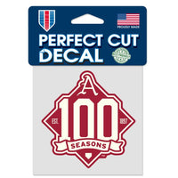 Wholesale-Arkansas Razorbacks ARKANSAS BASEBALL 100 SEASONS Perfect Cut Color Decal CARDINAL