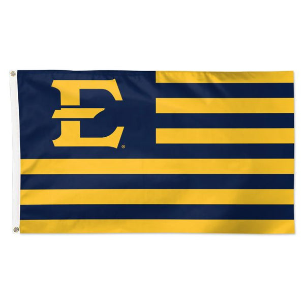 Wholesale-East Tennessee State Buccaneers / Stars and Stripes NCAA AMERICANA Flag - Deluxe 3' X 5'