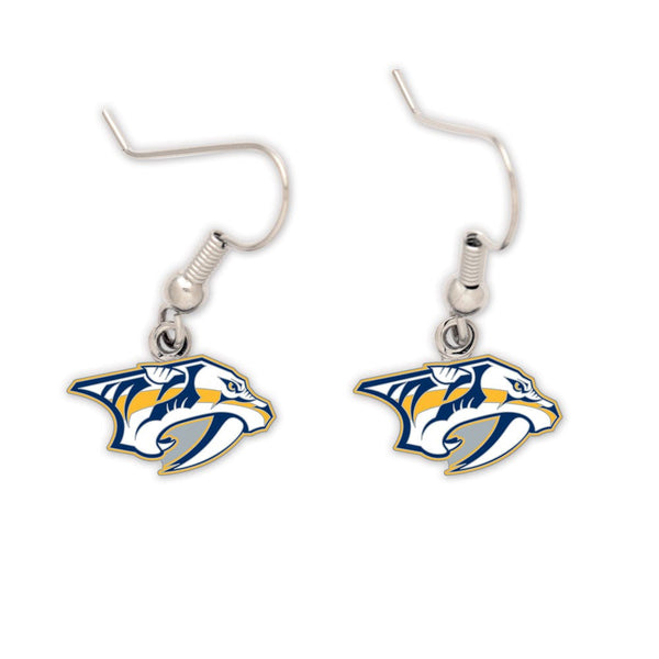 Nashville Predators Earrings Jewelry Card