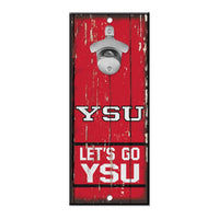 Wholesale-Youngstown State Penguins Bottle Opener Sign 5x11