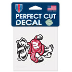 Wholesale-Wisconsin Badgers Perfect Cut Color Decal 4" x 4"