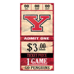 Wholesale-Youngstown State Penguins Wood Sign 6x12 3/8" thick