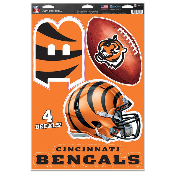 Cincinnati Bengals Multi-Use Decal 11" x 17"
