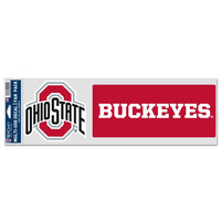 Wholesale-Ohio State Buckeyes 2 PACK Fan Decals 3.75" x 12"