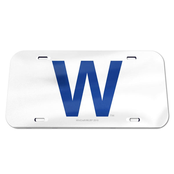 Chicago Cubs Specialty Acrylic License Plate