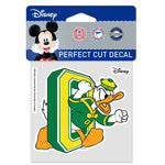 Wholesale-Oregon Ducks DONALD DUCK Perfect Cut Color Decal 4" x 4"