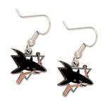 San Jose Sharks Earrings Jewelry Card