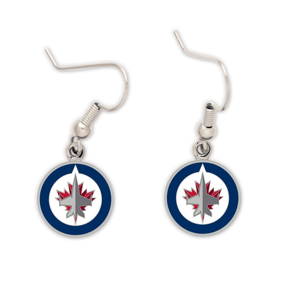 Winnipeg Jets Earrings Jewelry Card