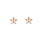Houston Astros Earrings Jewelry Card