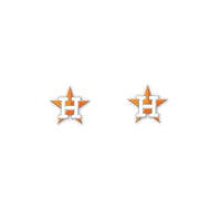Houston Astros Earrings Jewelry Card