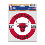 Chicago Bulls Fan Decals 3.75" x 5"