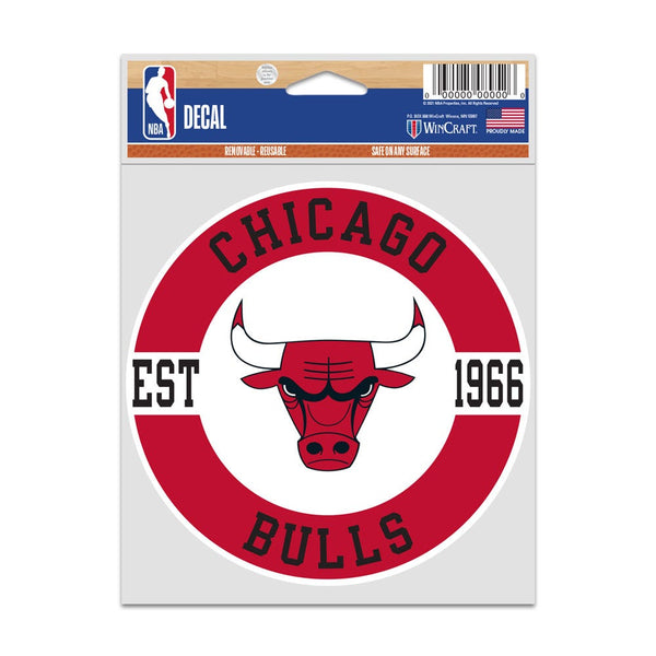 Chicago Bulls Fan Decals 3.75" x 5"