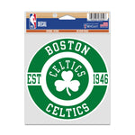 Boston Celtics Fan Decals 3.75" x 5"