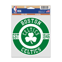 Boston Celtics Fan Decals 3.75" x 5"
