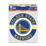 Golden State Warriors Fan Decals 3.75" x 5"