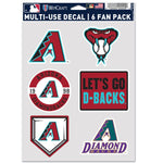 Arizona Diamondbacks Multi Use 6 Fan Pack