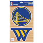 Golden State Warriors 2 Pack Magnets 5" x  9"