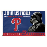 Philadelphia Phillies / Star Wars Darth Vader Flag - Deluxe 3' X 5'