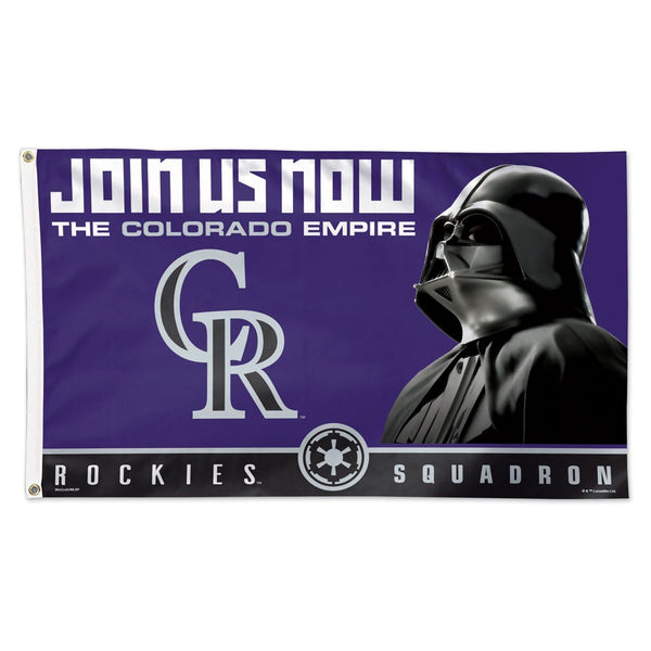 Colorado Rockies / Star Wars vader Flag - Deluxe 3' X 5'