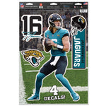 Jacksonville Jaguars Multi-Use Decal 11" x 17" Trevor Lawrence
