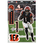 Cincinnati Bengals Multi-Use Decal 11" x 17" Ja'Marr Chase