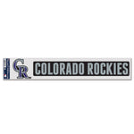 Colorado Rockies Fan Decals 3" x 17"