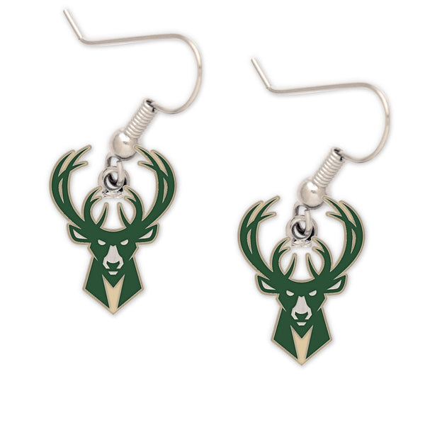 Milwaukee Bucks Earrings Jewelry Card