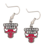 Chicago Bulls Earrings Jewelry Card