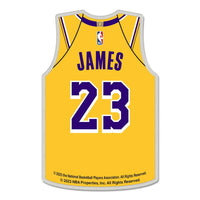 Los Angeles Lakers Collector Pin Jewelry Card LeBron James