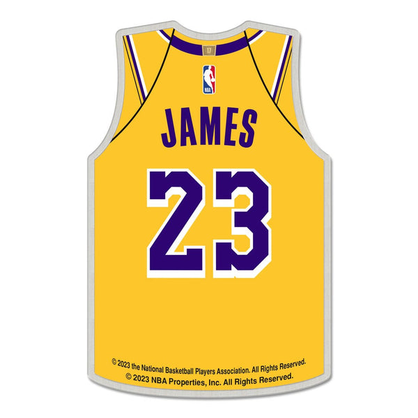 Los Angeles Lakers Collector Pin Jewelry Card LeBron James
