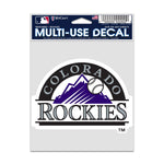 Colorado Rockies Fan Decals 3.75" x 5"