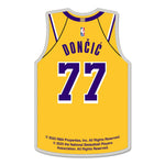 Los Angeles Lakers Collector Pin Jewelry Card Luka Doncic
