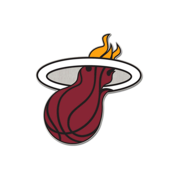 Miami Heat PRIMARY Collector Enamel Pin Jewelry Card