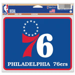 Philadelphia 76ers Fan Decals 5" x 6"