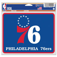 Philadelphia 76ers Fan Decals 5" x 6"