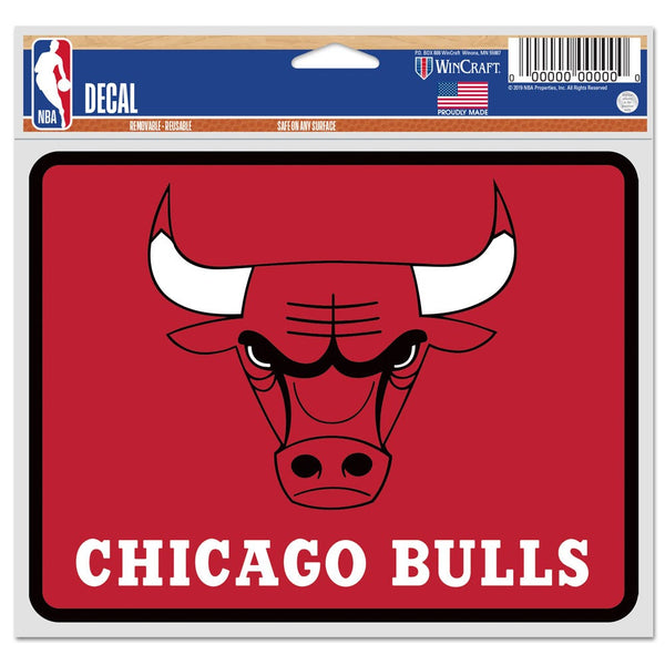 Chicago Bulls Fan Decals 5" x 6"