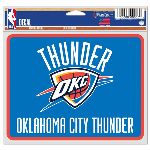 Oklahoma City Thunder Fan Decals 5" x 6"